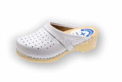 Drewniaki damskie / męskie - skórzane (03B-BI)