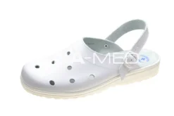 Klapki uniwersalne, medyczne i zawodowe - skórzane (04AH-BI)