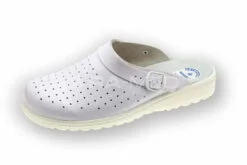 Klapki uniwersalne, medyczne i zawodowe - skórzane (04AB-BI)