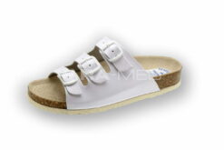 Klapki uniwersalne, medyczne i zawodowe - skórzane (06_3-BI)