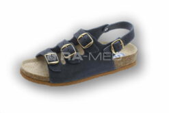 Sandały uniwersalne, medyczne i zawodowe - welurowe (06_3A-GR)