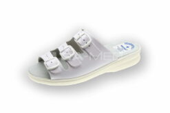 Klapki damskie, medyczne i zawodowe - skórzane (06D-BI)