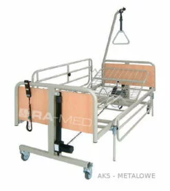 Łóżko rehabilitacyjne, elektryczne, metalowe - WYPOŻYCZALNIA / 1 m-c [Met - AKS]