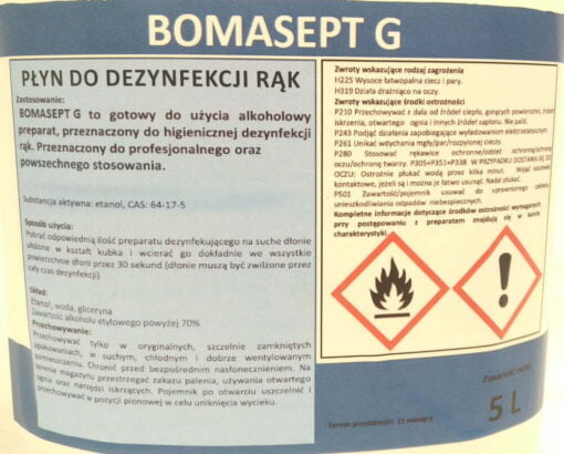 Płyn do dezynfekcji BOMASEPT G
