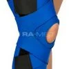 Stabilizator kolana z szynami elastycznymi i zapięciem krzyżowymi (K-08)