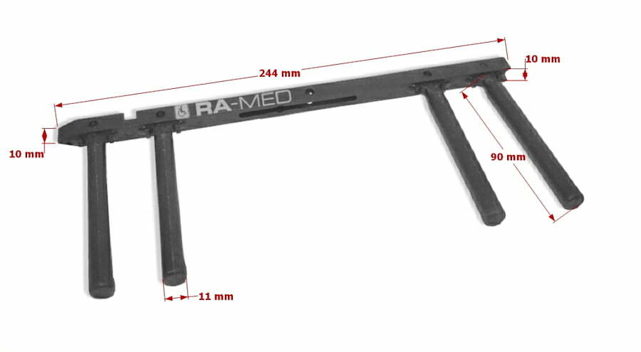 Suwak do barierek łóżka rehabilitacyjnego