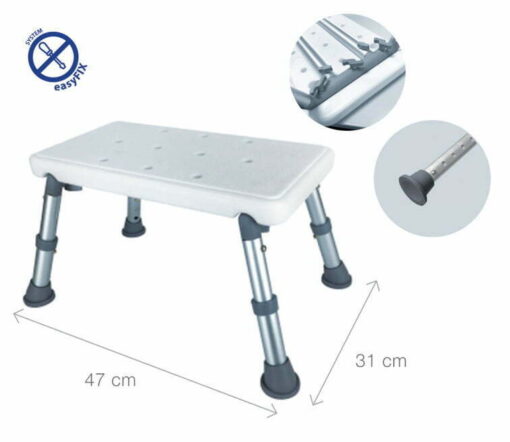 Podnóżek – taboret prysznicowy