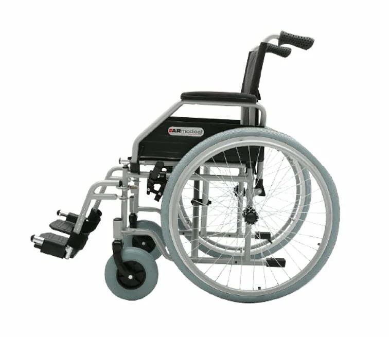Wózek inwalidzki stalowy REGULAR (AR-405) - obrazek 3
