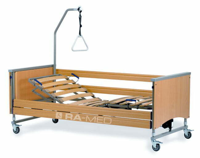 Łóżko rehabilitacyjne, elektryczne, drewniane [Eloflex – .bock] – UŻYWANE