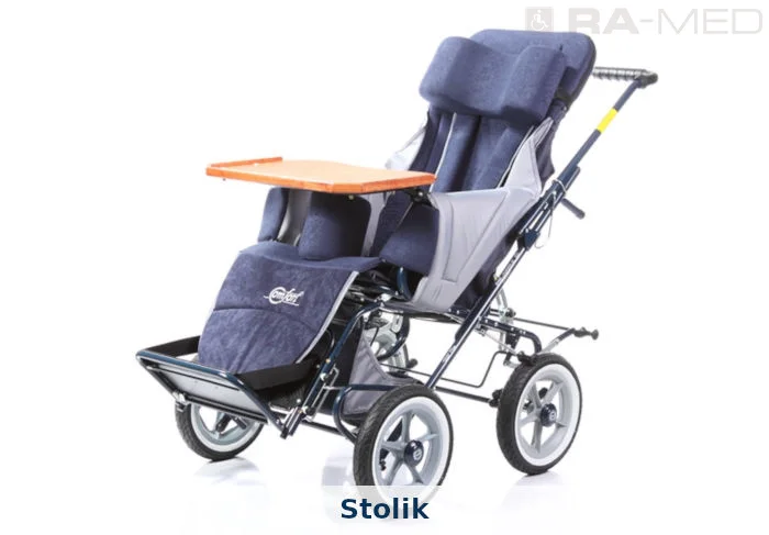 Stolik mocowany do wózka